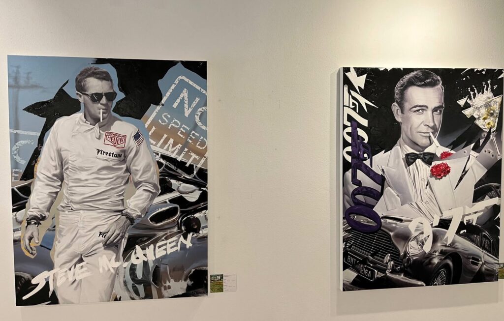 Pop Up Gallery in Fine & Country Carvoeiro from Corte Real Gallery 007 painting